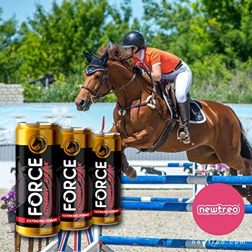 FORCE ENERGY DRINK FORCE ENERGY DRINK | Imported | 75mg caffeine, Vitamin E| Extreme Power | 6 x 250ml ml can | Pack of 6 Cans