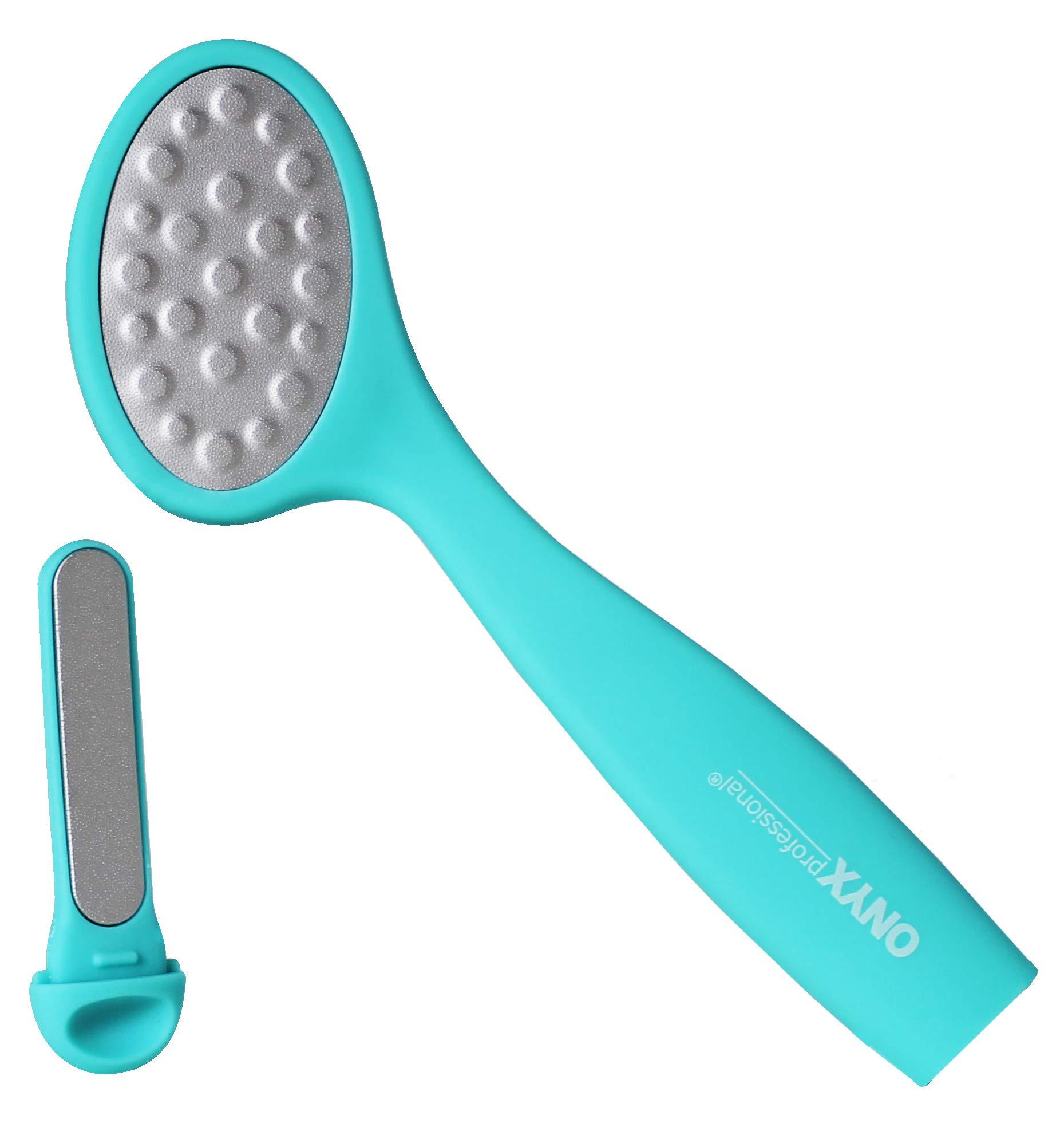 Onyx Professional Onyx Professional 3 in 1 Diamond Foot Scrubber/for Feet, Callus Remover, Dead Skin, Dry Cracked Heels, Corns/Foot File Scrubber Exfoliator Removes Hard Rough Dry Cracked Skin