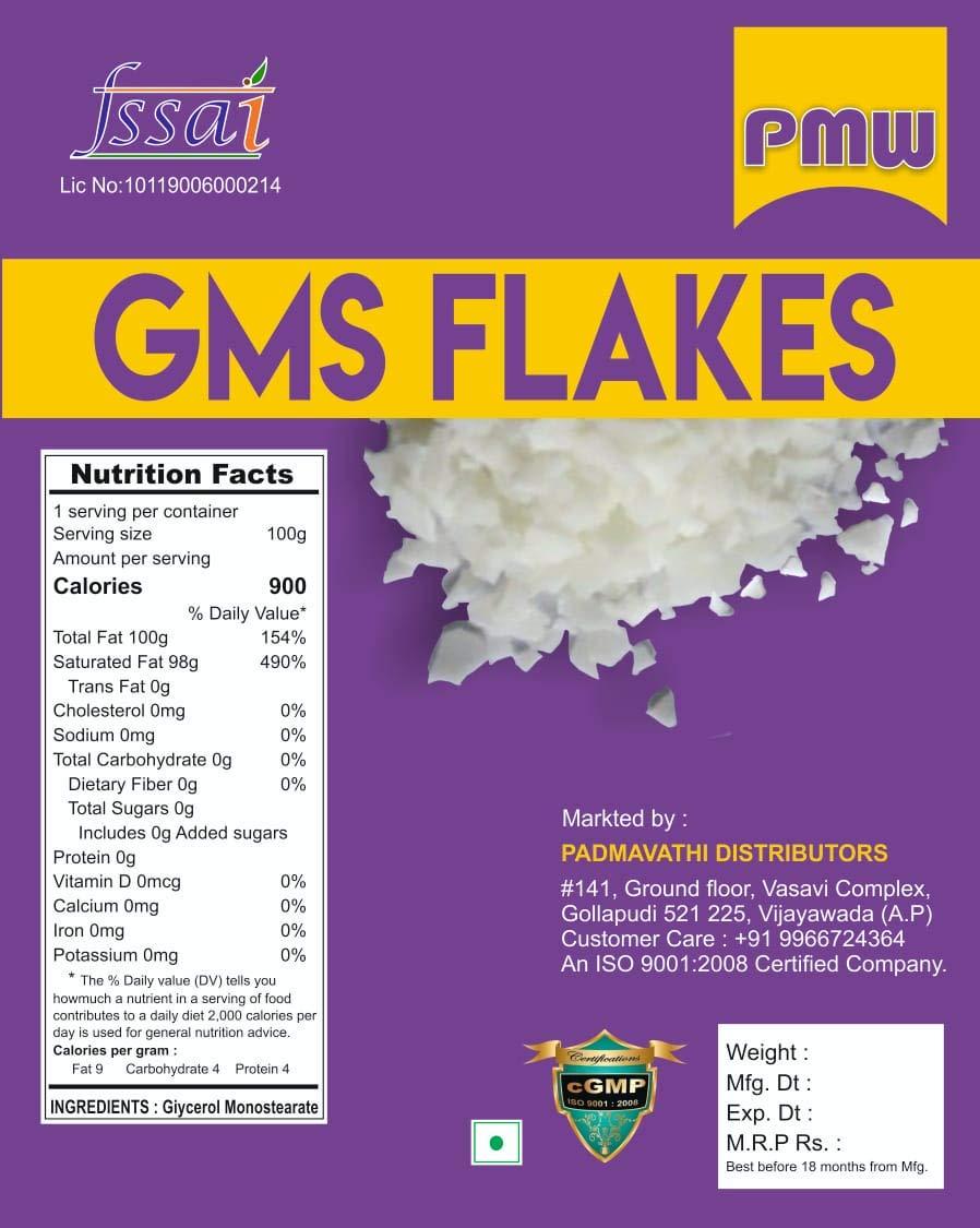 Pmw Pmw - Jar Pack - GMS Powder (Glycerol Monostearate) For Ice Cream Making - 1 Kilo