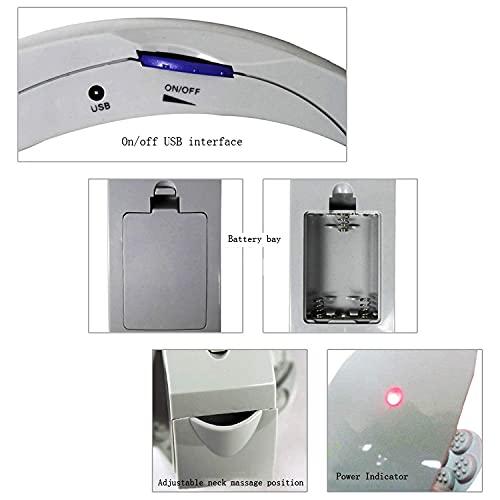 Dweezhet Dweezhet Electric Head Massager Brain Relax Easy Acupuncture Points Therapy, for Stress Relief Prevent Hair Loss Head Relaxing Massage, White