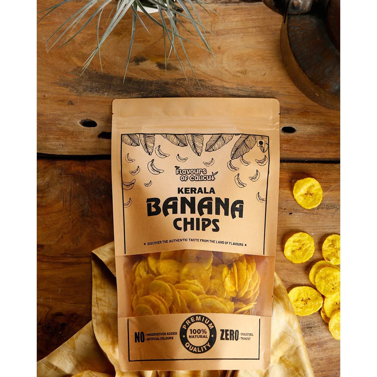 Flavours of Calicut Flavours of Calicut Kerala Banana Salted Chips, 1 Kg (Pack Of 2 X 500G)