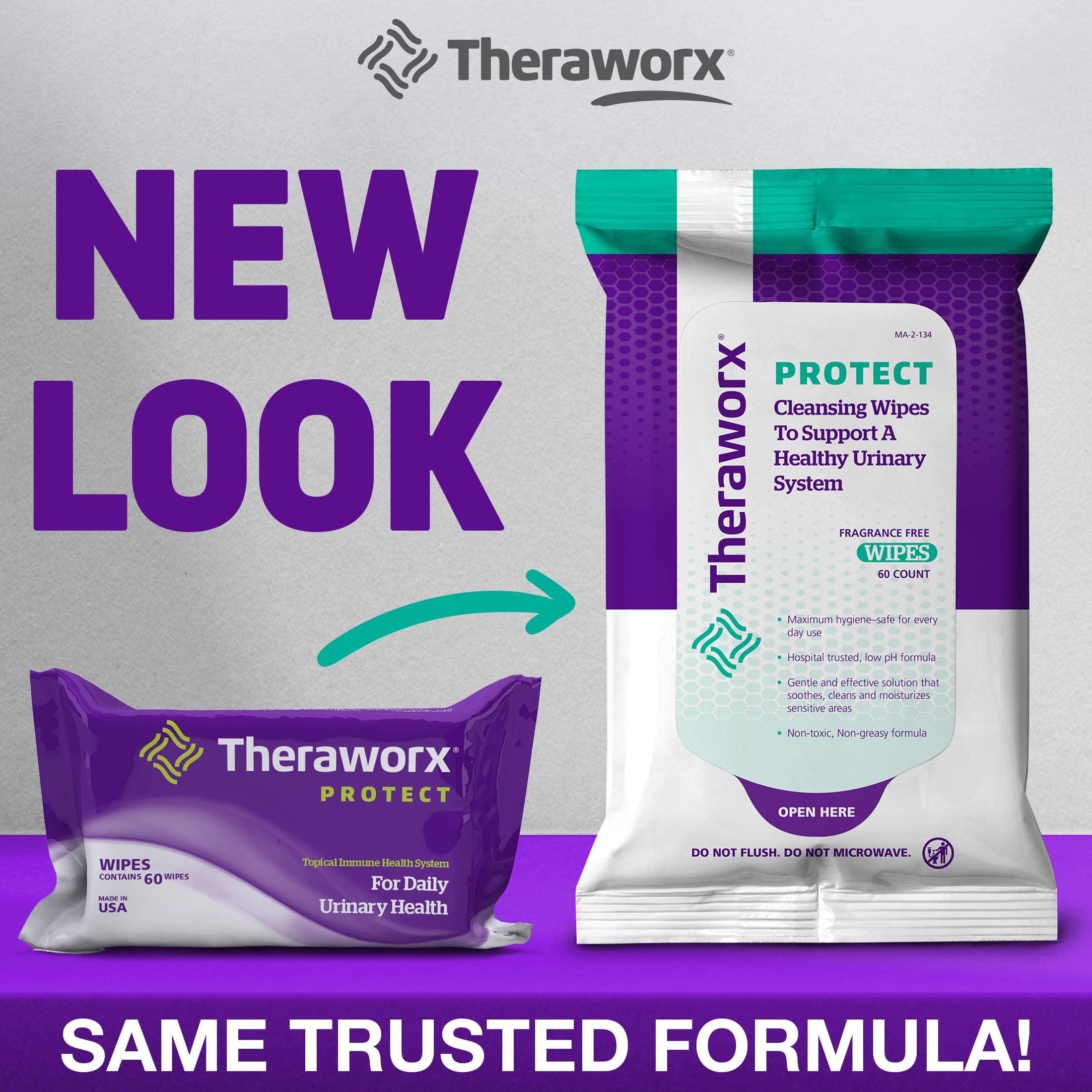THERAWORX PROTECT Theraworx Protect 60-Count Wipes