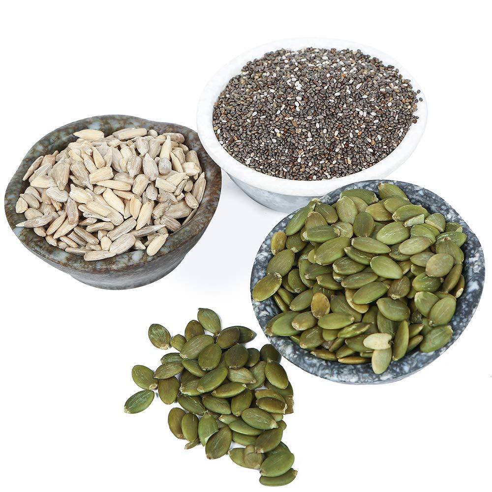 NUTMART NUTMART PREMIUM DAILY NEEDS SEEDS COMBO PACK || 3 KG PACK || SUNFLOWER , PUMPKIN AND CHIA SEEDS || 1 KG EACH || RS 1449