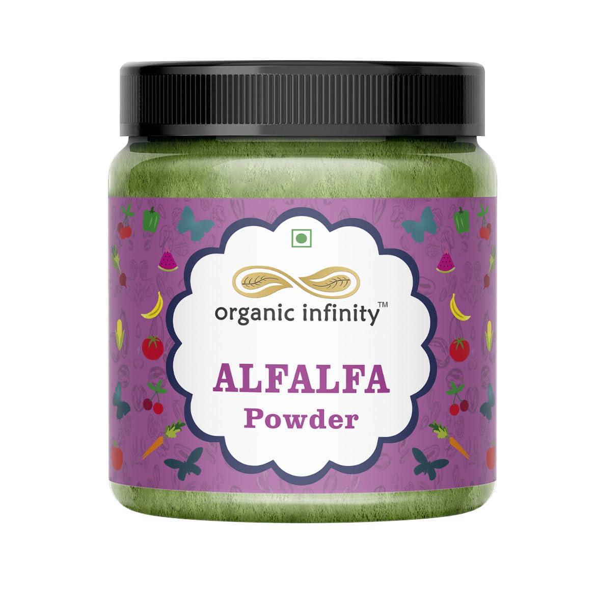 Organic Infinity Organic Infinity Alfalfa Grass Powder - 100 GM By Organic Infinity