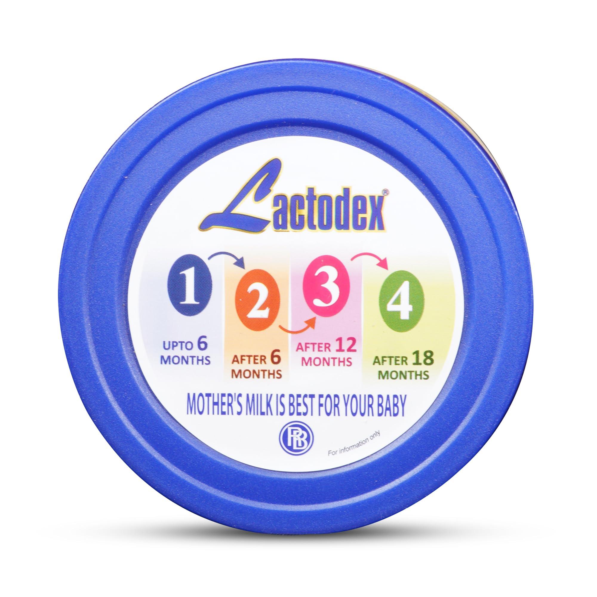 Lactodex Lactodex Starter Formula Stage 1|Infant Milk Substitute|Suitable for babies Up to 6 months|Enriched with Protein and 30 Essential nutrients - 450g Tin Pack