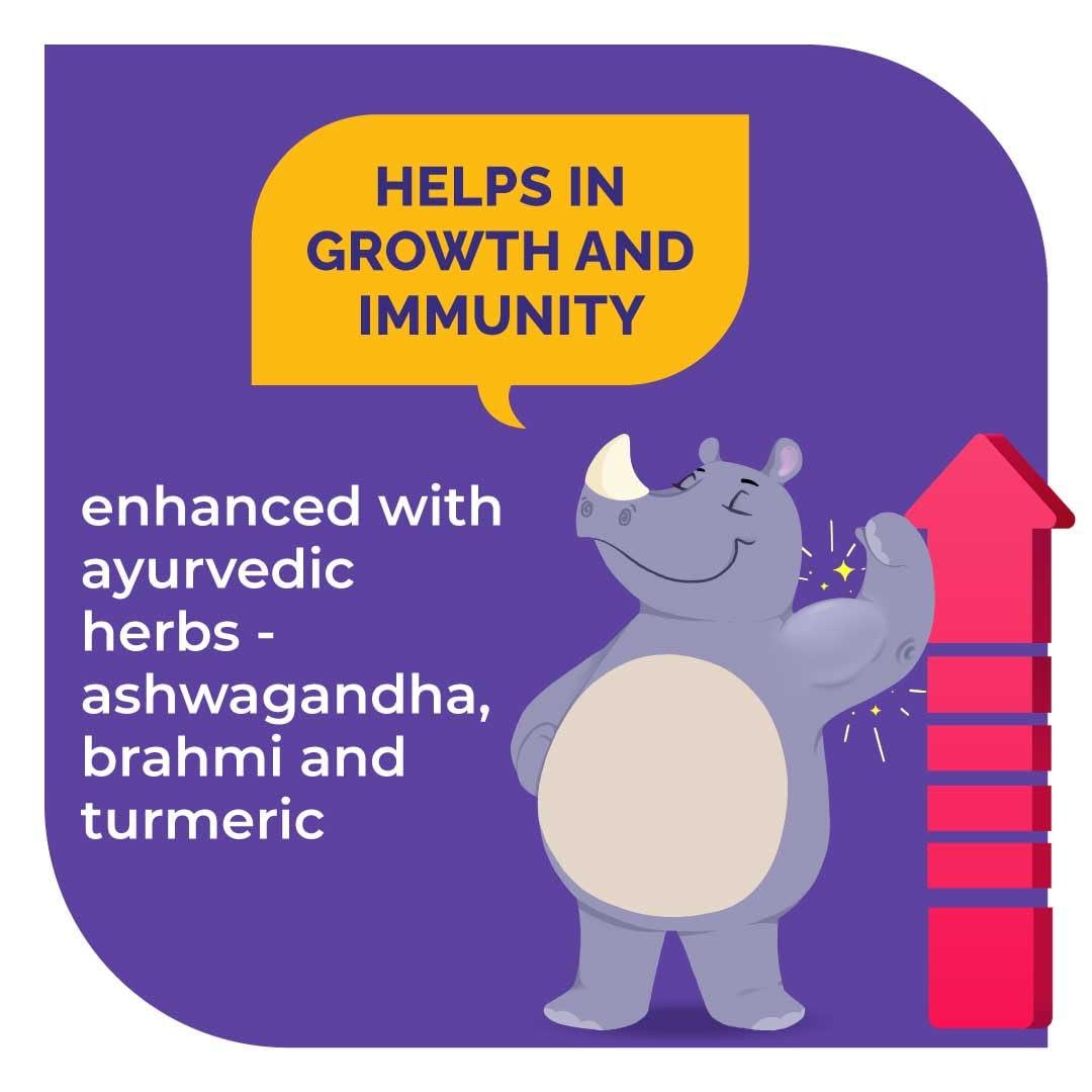 ProToGrow ProToGrow Fitbhim Chocolate Drink with Bhim Banana, Yummy Belgian Chocolate Flavour, 200grams, Pack of 1, Suitable for growing kids.