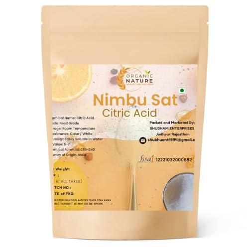 organic nature ORGANIC NATURE Citric Acid Nimbu Sat nimbu ka salt tatri (pack of 900 gram)