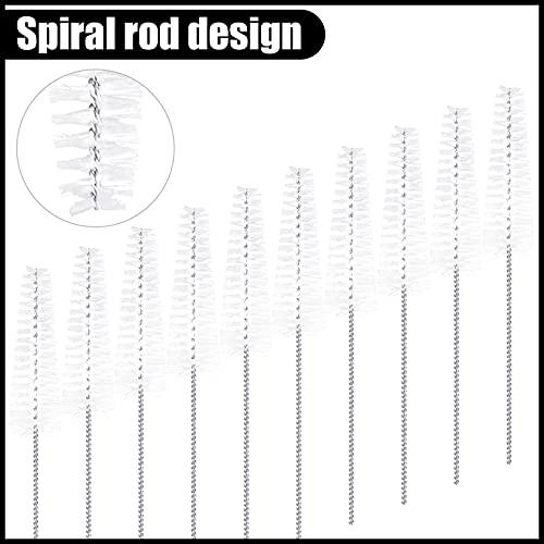 Patelai Hearing Aid Cleaning Tool Hearing Aid Vent Tube Brush Tube Cleaning Tool Small Pipe Brush for Clean Small Holes or Pipes (10 Pieces)