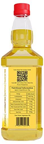 IndicWisdom IndicWisdom Wood Pressed Oils Combo 005 (2 liter Safflower Oil,1 liter Sesame Oil,1 liter Groundnut Oil) (Cold Pressed - Extracted on Wooden Churner) | Kolhu/Kacchi Ghani/Chekku