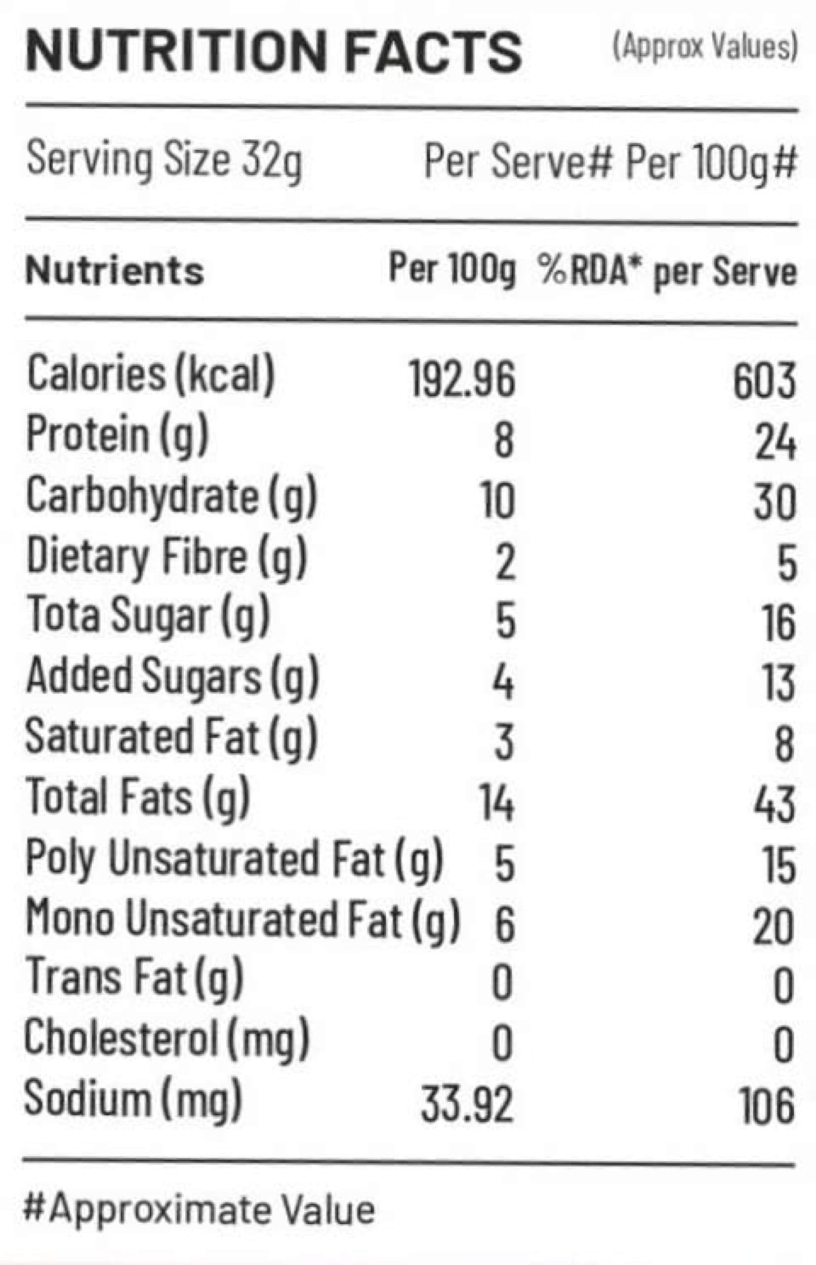 Flavofit Flavofit Crispy White Chocolate Peanut Butter 500g | 24g Protein | Healthy & tasty | Vegan | Cholesterol & Trans fat free