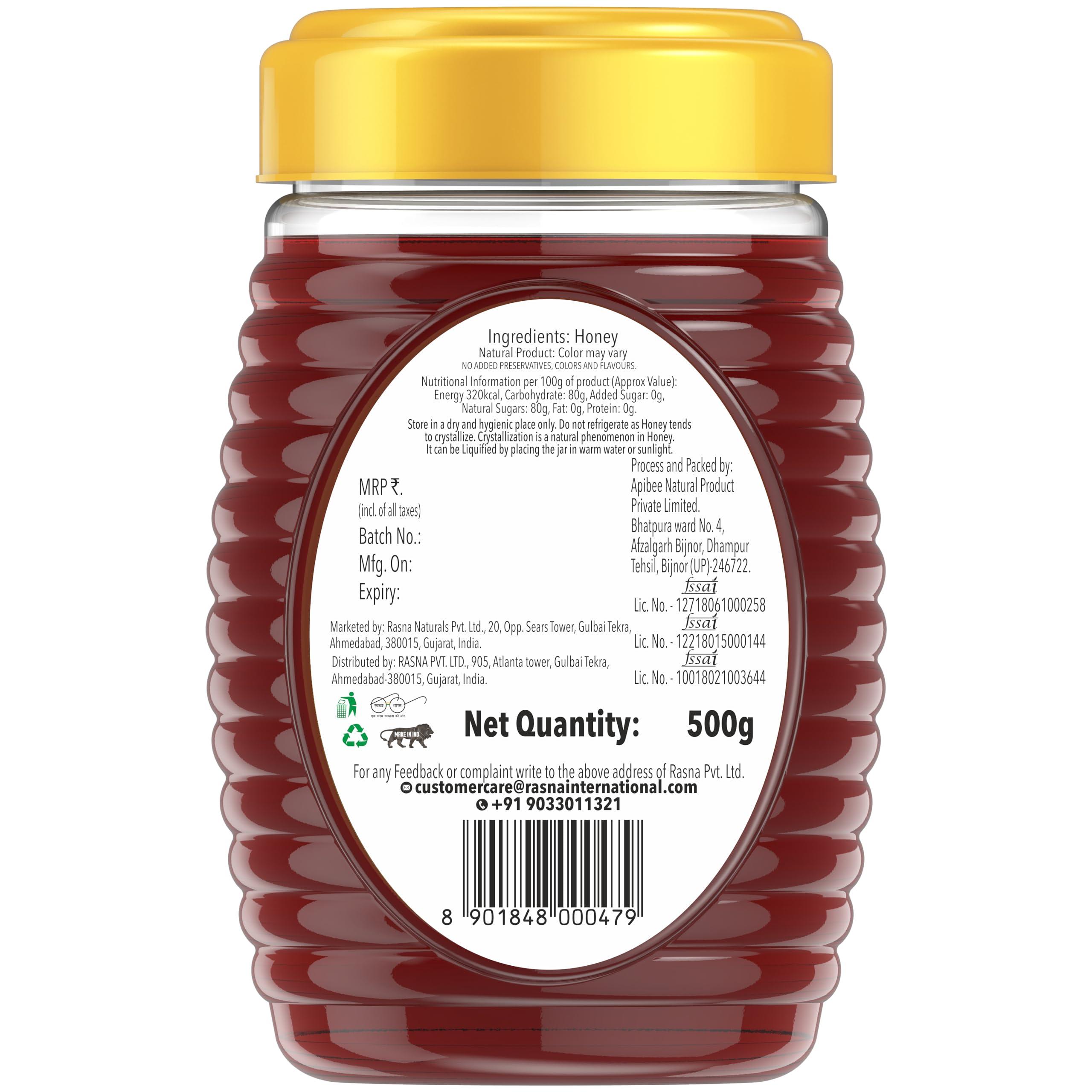Rasna Rasna Healthy Day Honey 500g (Buy 1 Get 1 Free)