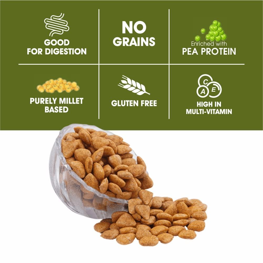 Diet-Fils Diet-Fils Millet Protein Crispers|Lime N Mint|Achari|Tandoori| Millet Based|No Grain|Made with Ragi,Browntop Millet,Jowar,Foxtail Millet & Pea Protein| Roasted Not Fried|Gluten Free|130 gm x 3