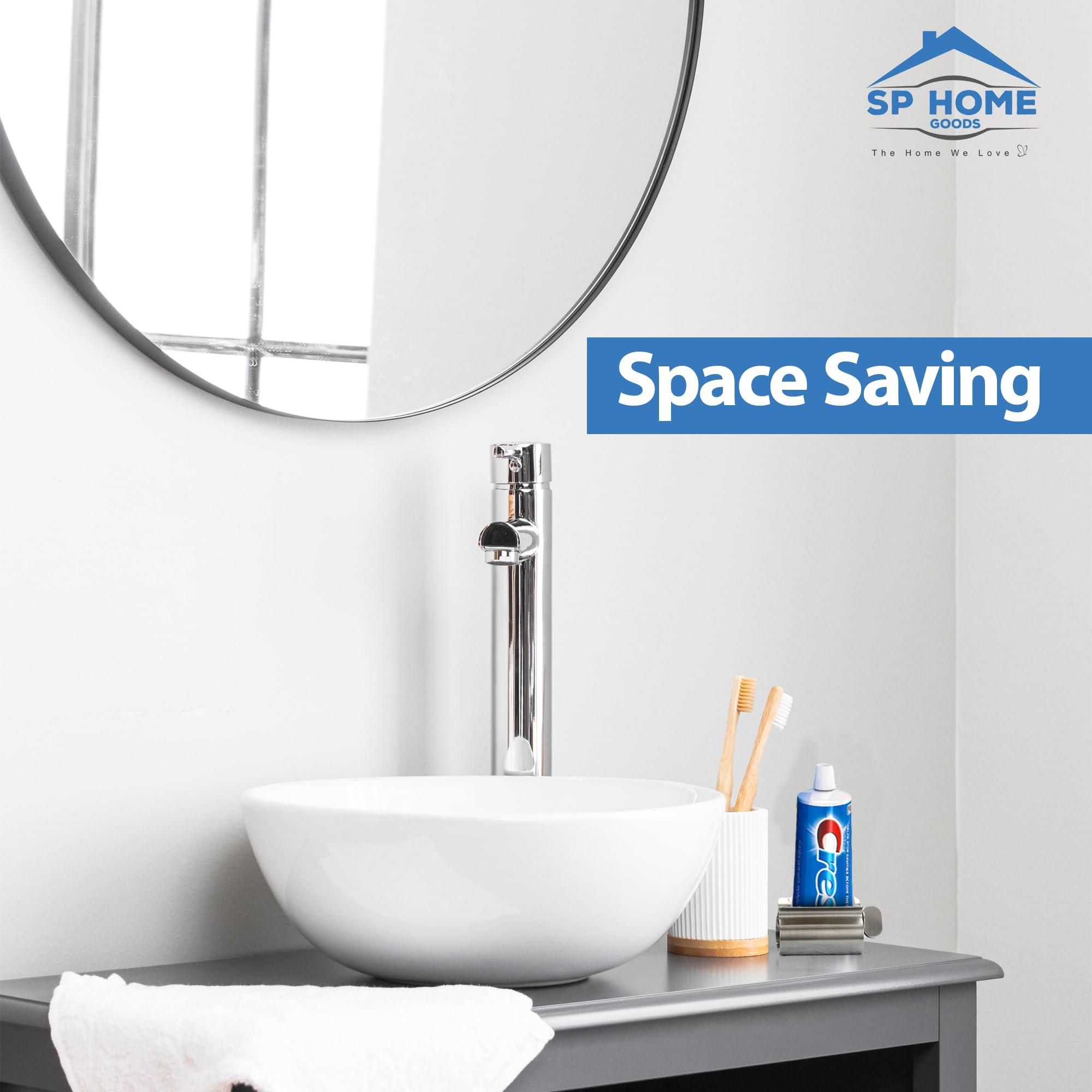 Smart House Inc Smart House Inc Toothpaste Squeezer Tube Roller - Set of 2 Stainless Steel Tube Squeezer Rollers, Saves Toothpaste, Creams, Puts An End To Waste (Stainless Steel)