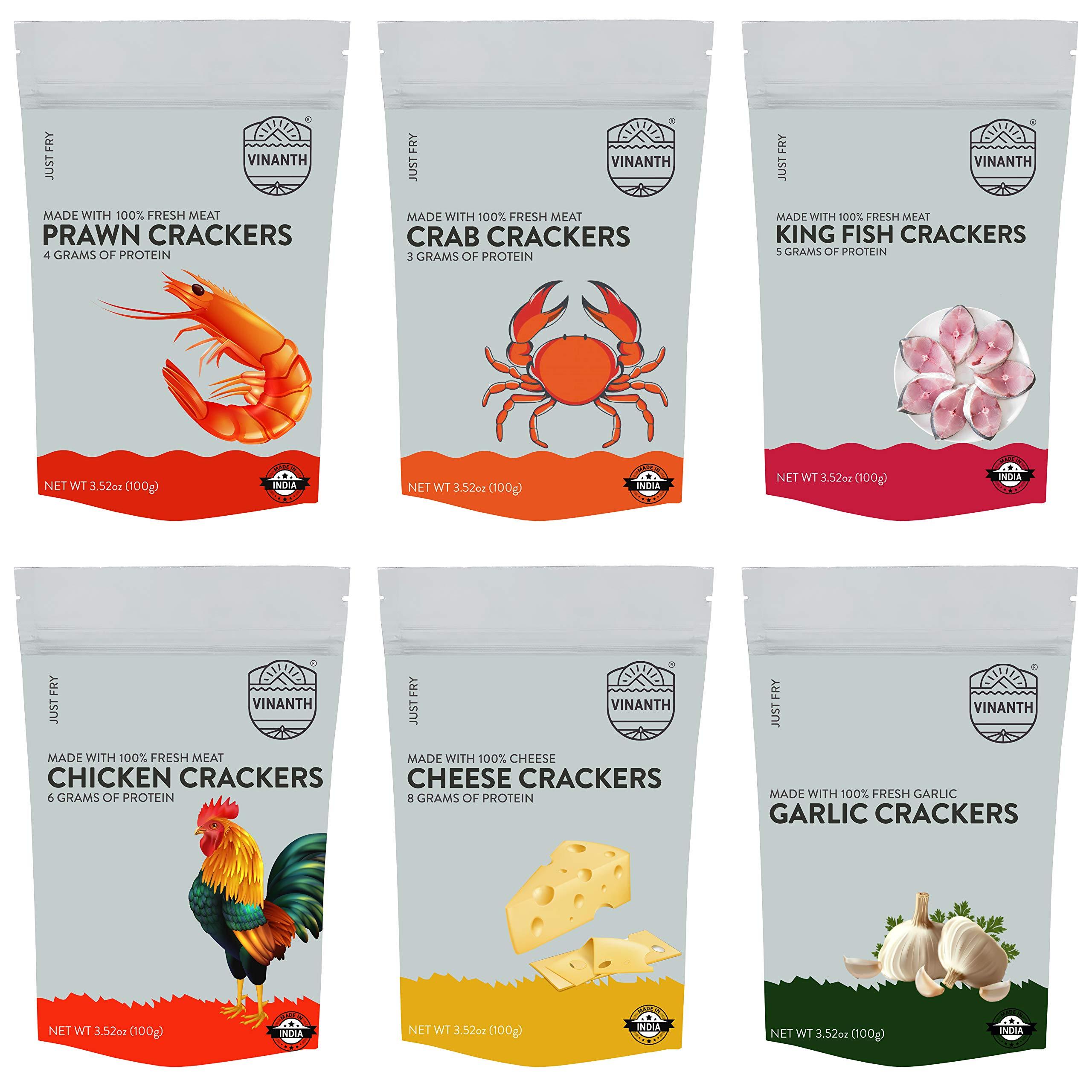 vinanth VINANTH ENTERPRISES FRESH MEAT PAPAD 100GMS (TUNAFISH)