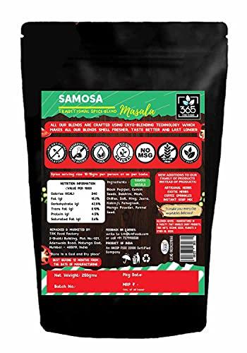 365 STORE TO DOOR 365 STORE TO DOOR Indian Spice – Samosa Masala, 250 gm | Homemade Powdered | for Healthy Cooking | Ready to use | All Seasonings Spices | Pure & Hygiene | Spice Mix – Pack of 1