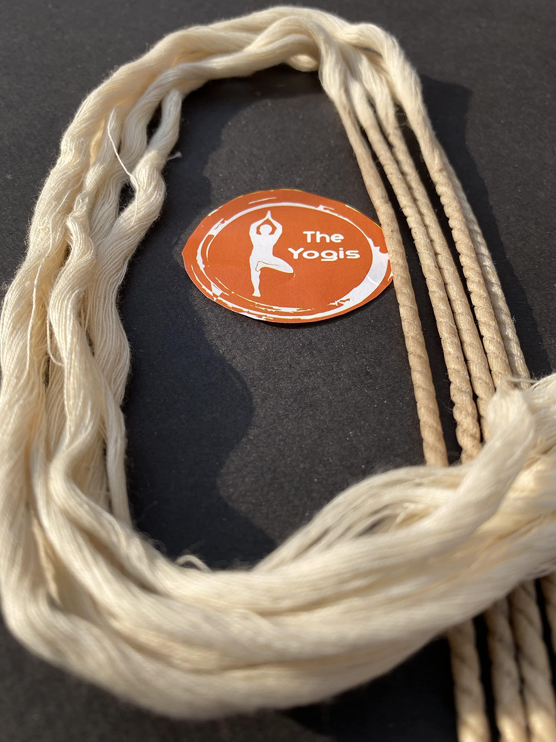 The Yogis The Yogis Cotton Sutra Neti for Yogic Kriya Pure Honey Wax (Pack of -10)