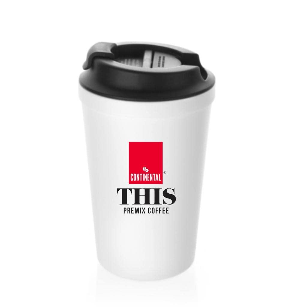 Continental This Continental This Suction Mug | Spill-Proof | Travel Friendly | Free Cappuccino (Box of 6 Sachets)