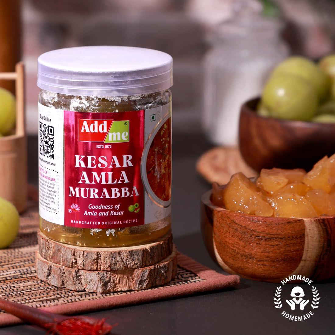 Add me Add me Homemade Amla Murabba with kesar, Elaichi 500g | Immunity booster, Aavla Murabba seedless | Awla ka Murabba | Sweet & delicious | Homemade | Organic | Aavle ka murba | Amla Chutney | Gooseberry Murabba