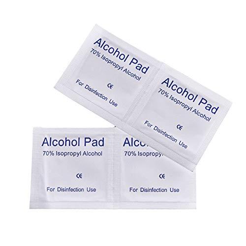 Unknown SSS 100 Sterile Antiseptic Cleaning Swabs, Antiseptic Prep Pads for Skin care and Wipe pads - 100 Count (PACK OF 2)