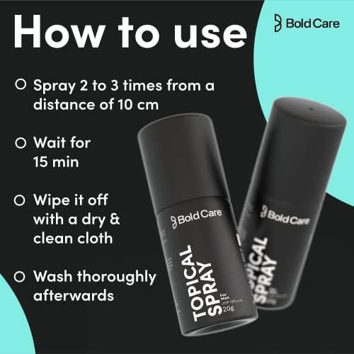 Bold Care Bold Care Topical Non-Transferable Spray for Men (Pack of 1) + Bold Care 404 All-In-One Multi-Flavour Condoms Pack - 2 x 5 Assorted condoms in each pack - (Pack of 10) - Combo