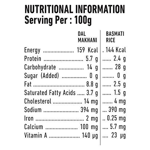 Gits Gits Ready to Eat Basmati Rice + Dal Makhani Combo Indian Meal, Pure Veg Heat and Eat, 1125g (Pack of 3 X 375g Each)