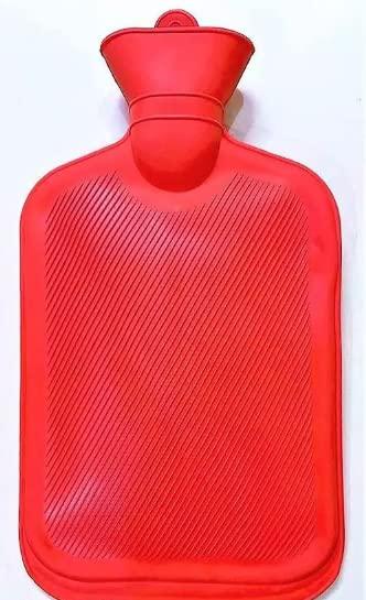Tapixaa Tapixaa RUBBER HOT WATER HEATING PAD BAG FOR PAIN RELIEF 500ml Hot Water Bag Water Injection Rubber Multicolour(Pack of 1)
