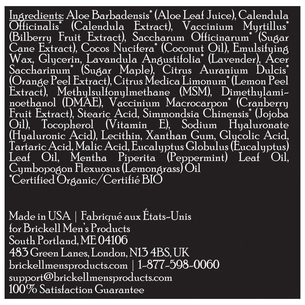 Brickell Men\'s Products Brickell Instant Relief Aftershave, 2 Ounce