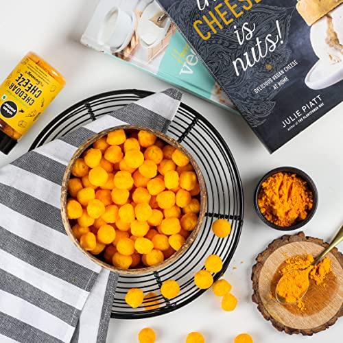 urban platter Urban Platter Cheese Balls, 300g (Cheddar Flavour, Plant-Based Vegan Snack, Party Pack)