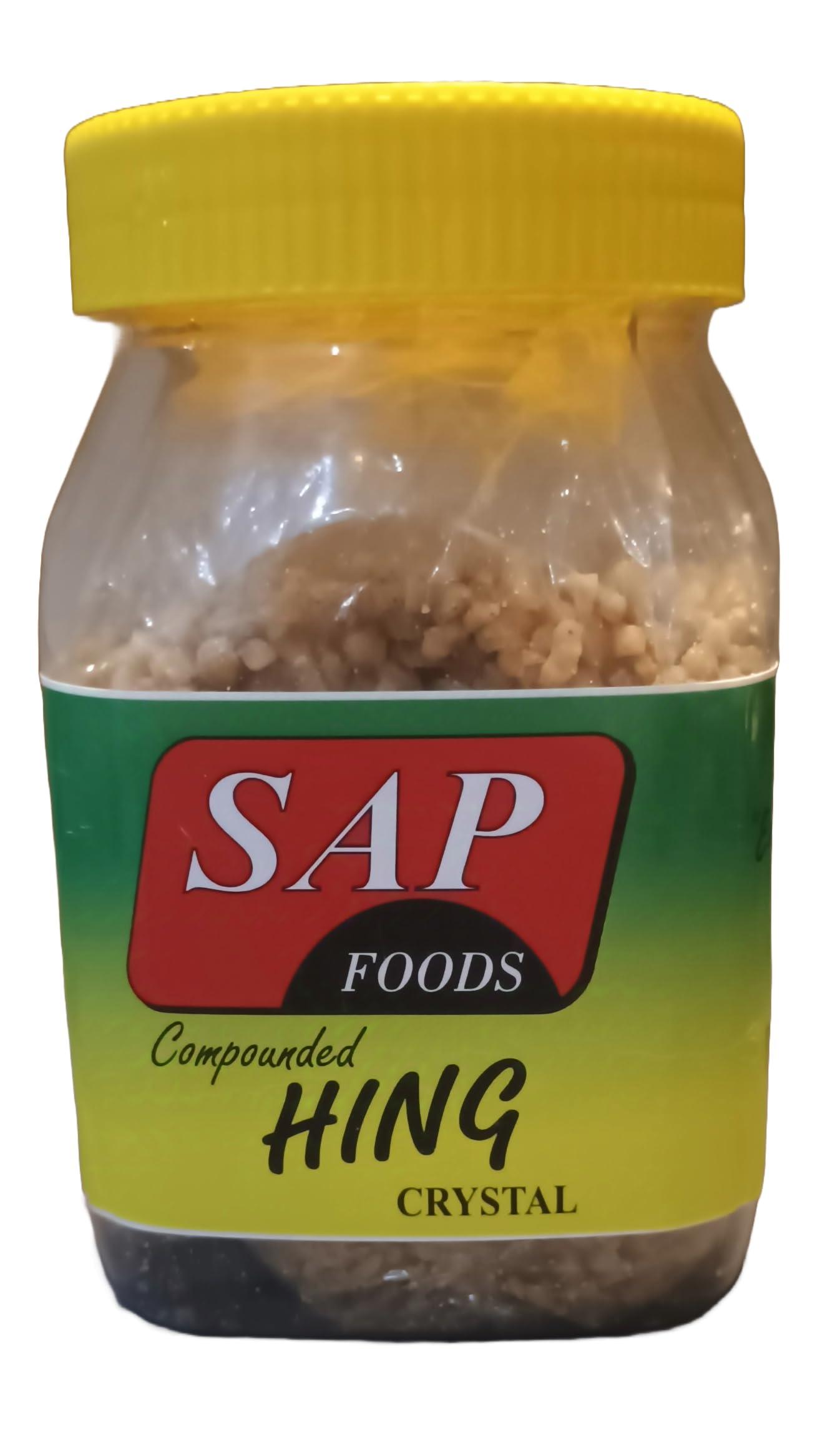 ENTERPRISES SAP Foods Strong Natural Asafoetida Pure CRYSTAL Hing | Hand Pounded Kadak Heeng (Crystal) 250g pack of 2