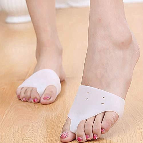 Conziv Conziv Foot Thumb Protector Tool | Tip Toe protector Half Sleeve Anti-Skid Forefoot Soft Pads Toe Sleeve Gel Toe Cap Cover for Corn Callus Blisters Pain Reliever For Man and Women -Set of 2