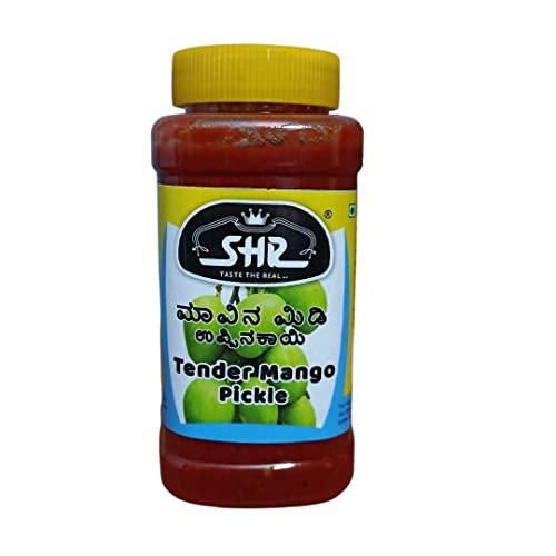 SHR SHR Tender Mango Pickle | Udupi Special Mavina Uppinkayi | Homestyle Midi Pickle (475 grams)
