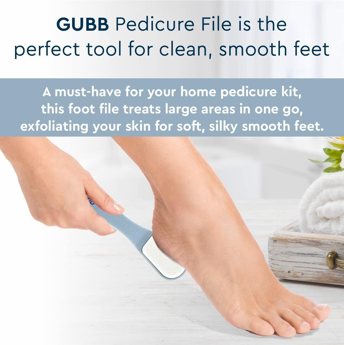 GUBB GUBB Dual Ceramic Stone Pedicure Tool Foot File- Remove Callus, Dual Side Rough & Gentle | Exfoliates the Skin for Silky & Smooth FInish