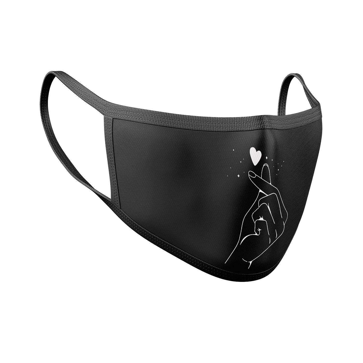 Rarissime Rarissime BTS Love Symbol 2 ply Cloth Face Mask