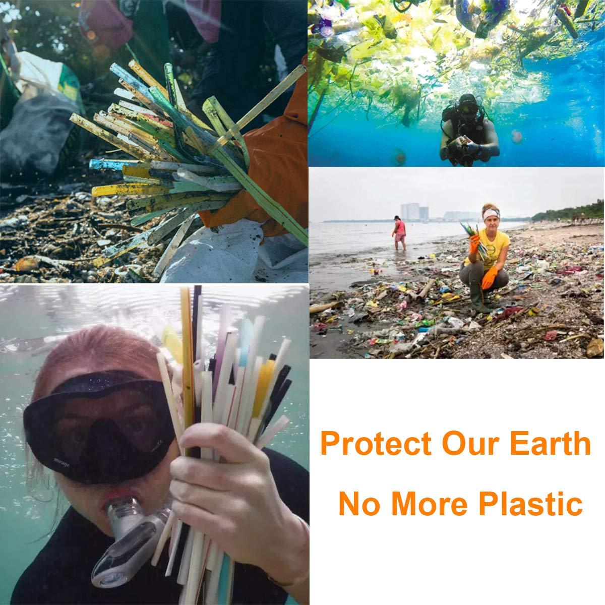 morneve Reusable Boba Straws Smoothie Straws Metal Stainless Steel Straws Angled Tips Fat 0.5\" Wide for Jumbo Bubble Tea Milkshakes Milk Tea Tapioca Pearl With Silicone Tips Carry Bag Cleaning Brush 2 Pcs 10\"