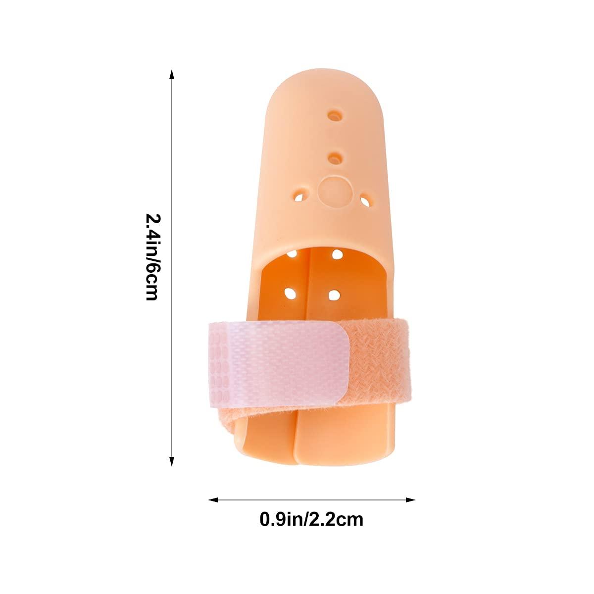 HEALLILY HEALLILY Plastic Finger Mallet Splint Finger Splint Finger Support Finger Brace Finger Straightener,Free size