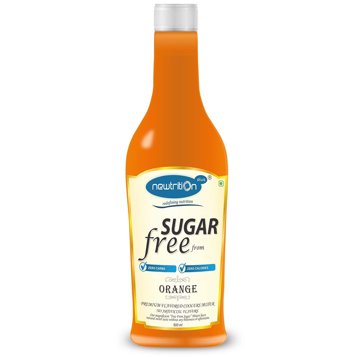 newtrition plus redefining nutrition newtrition plus redefining nutrition Orange - Sugar Free Syrup (Zero Calorie, Keto Friendly) 500 Ml, Liquid