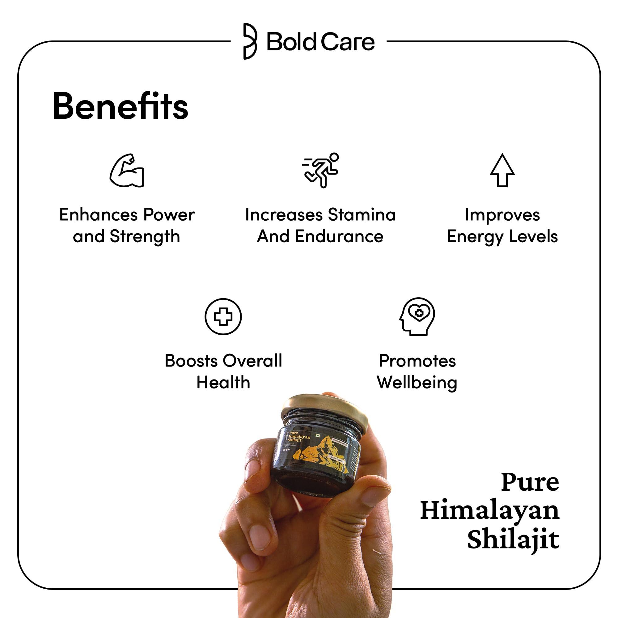 Bold Care Bold Care Himalayan Shilajit Resin - 20 gm (20 gm (Pack of 1))