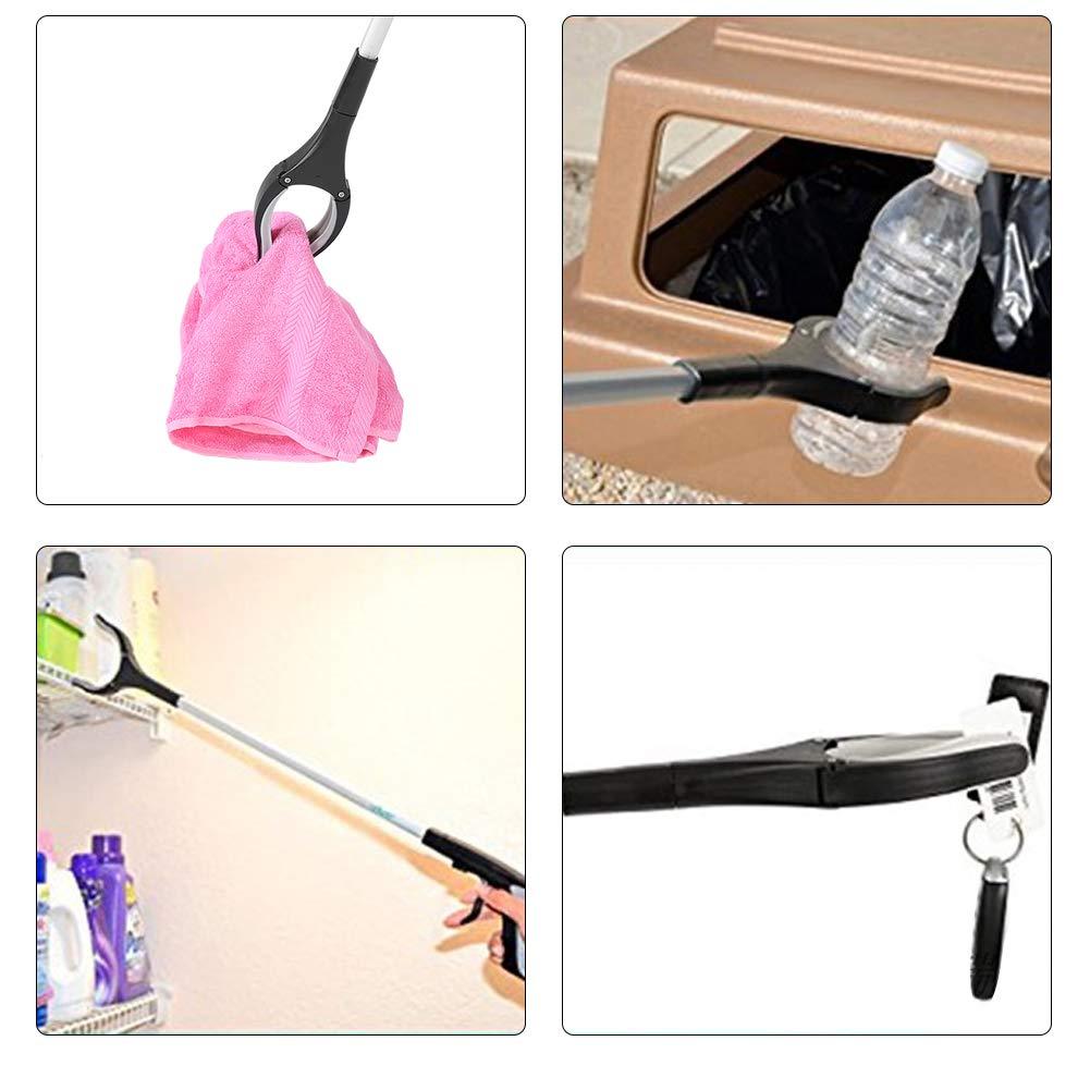 Pinsofy Reacher Grabber Tool, Rotating Gripper, Anti Slip Design Wokers for Wheelchair for Disabled Old Man