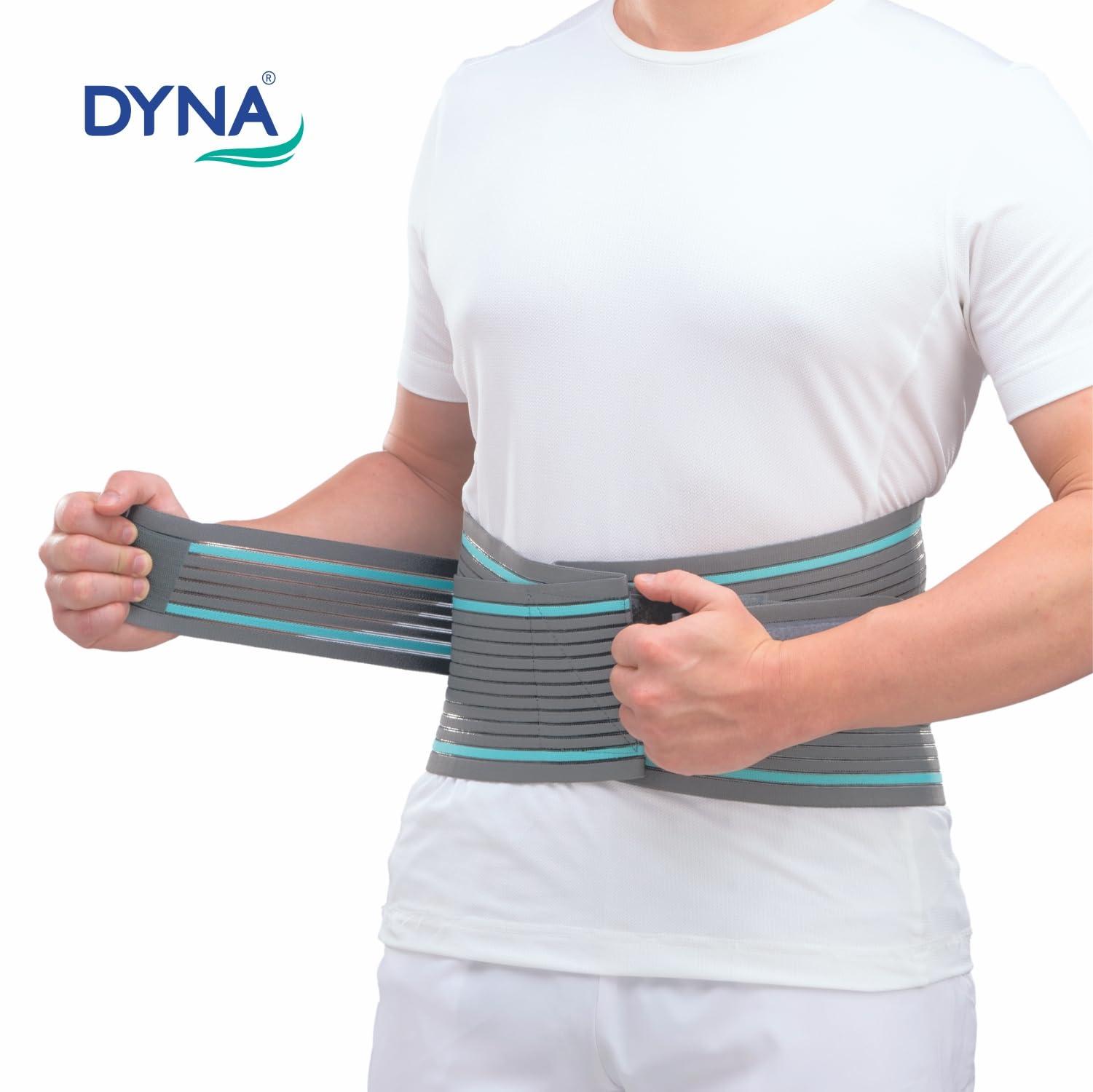 Dyna Dyna | Lumbo Sacral (L.S.) Corset | Back Pain Relief Belt | Lower Back Brace Support | Contoured Lumbar Support | Dual Adjustable Straps | For Men and Women. XX Large