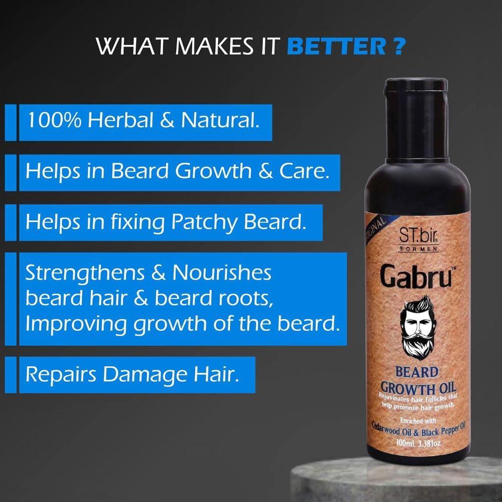 ST.bir ST.bir Gabru Beard Oil Cedarwood and Blackpepper