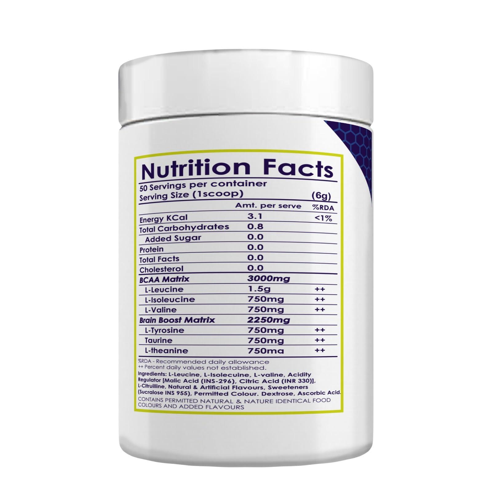 Muscle Asylum Muscle Asylum Creatine monohydrate powder - (Unflavoured) 250gm & BCAA - (Litchi Candy) 300g