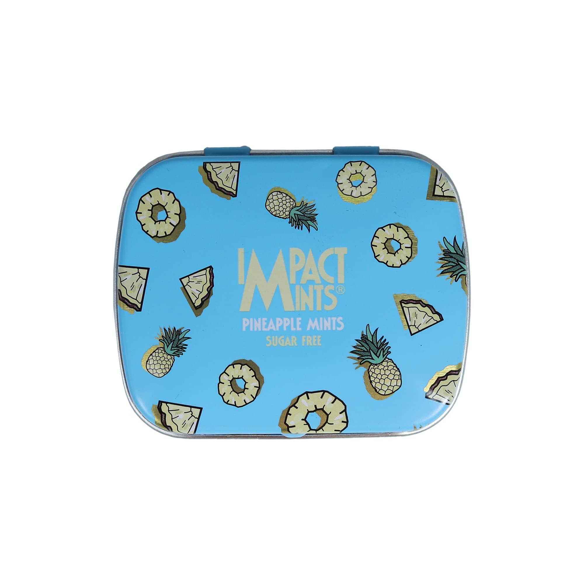 \"IMPACTMINTS\" Impact Mints Sugar Free Pineapple Flavour Mints Summer Edition (14g Each, Pack of 3)