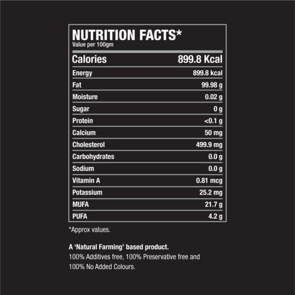 Dailies Dailies A2 Gir Buffalo 100% Desi Ghee, Cultured butter by Churning Curd for Health & Wellness, 350 ml