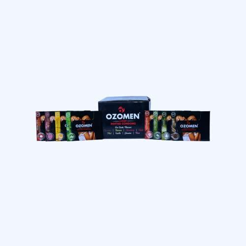 OZOMEN OZOMEN | OZOMEN LUXURY DOTTED CONDOMS Stand Up For Love |Each Pack 3 QTY|Super Saver Pack Of 10 (30 QTY)| 8 Exotic Flavoured DOTTED Condoms| 100% ELECTRONICALLY TESTED| (JUNGLEE JASMINE)