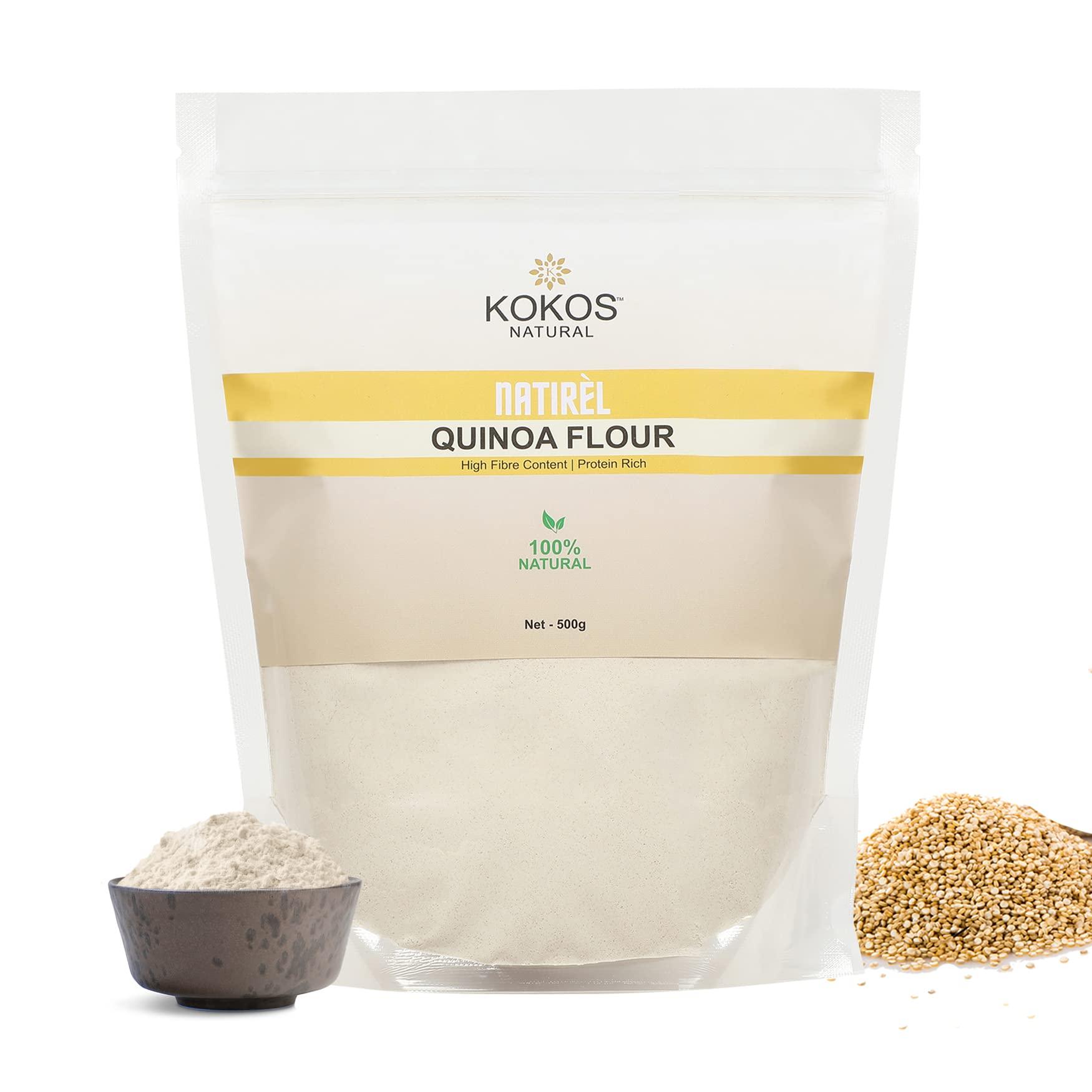 Kokos Natural Kokos Natural - Quinoa Flour, 500 g - Beetroot Powder, 200g - Total 700 Gm