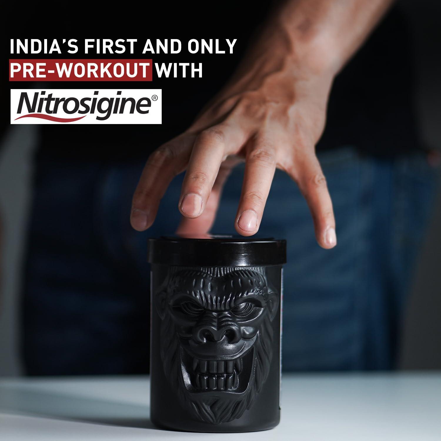 MuscleBlaze MuscleBlaze Pre Workout Wrathx Pump With Nitrosigine & L-Citrulline (Citrus Blast, 300G, Powder, 30 Servings)