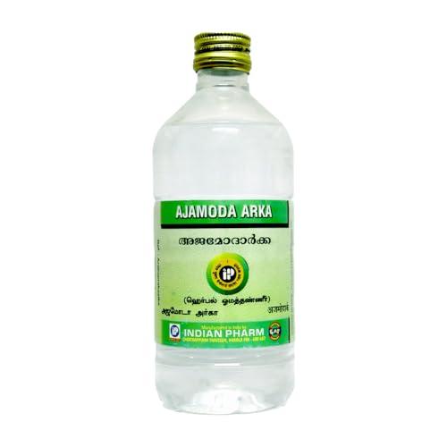 Indian Pharm Indian Pharm Sara\'s Ajwain Water (Ajamoda Arka)|100% Natural Oma Water|Ayurvedic Medicine - Relief For Indigestion,Diarrhea,Gas,Acidity & Helps To Reduce Obesity For Kids,Adults And Pregnant Ladies