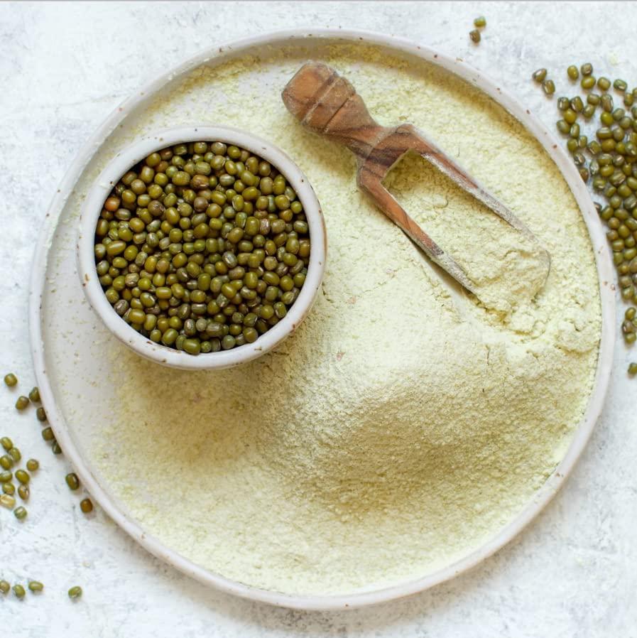 Dr. RBL's Dr. RBL\'s Moong Dal Flour | Moong Dal Atta | Nutritious, High in Fiber and Protein | Ideal for Cooking, Baking, and Gluten-Free | Pack of 6 (3KG)