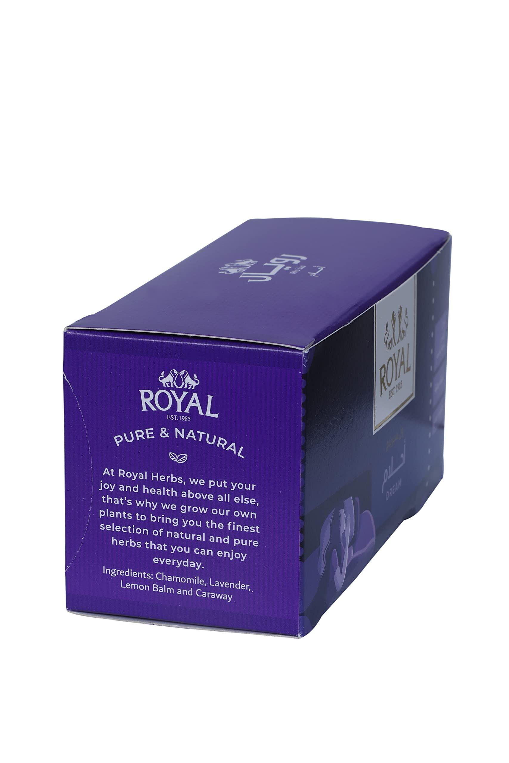 REGIME TEA Royal Regime Tea Wellness Dream Pure & Natural, Chamomile Calm Tea Flakes, 40 Grams 20 Tea Bags (Product of Egypt)