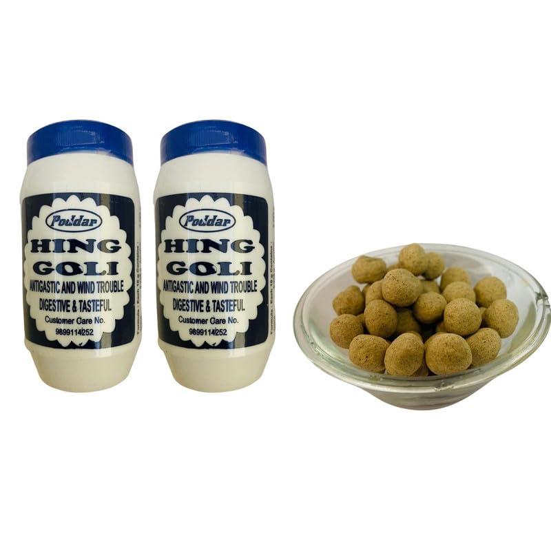 Poddar Ayurvedi Pharmacy Poddar Hing Goli, Atom Harade & Arabpati Goli Combo Digestive & Tasty Mouth Freshener| After-Meal Snack| Pack Of 2 Each